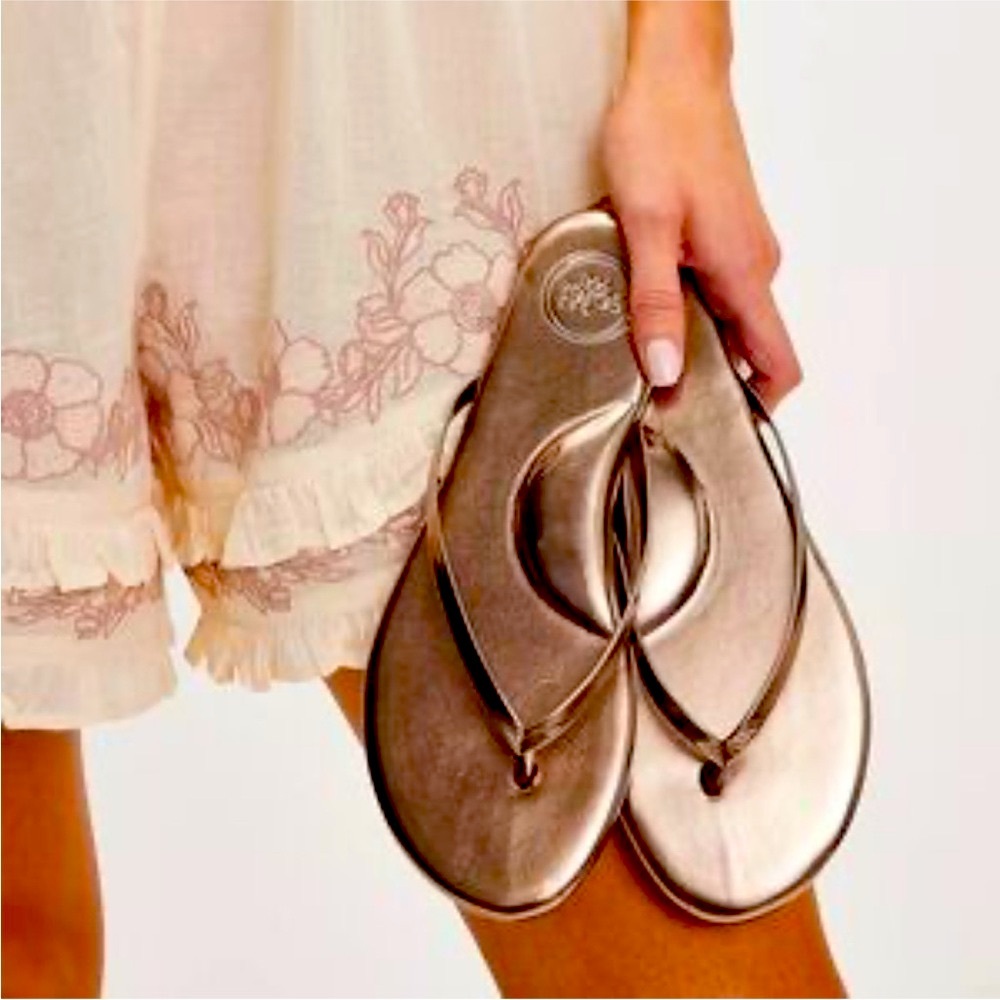 New Solei Sea Metallic Copper Sandal Multiple Sizes Available